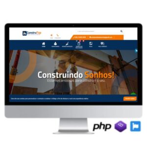 SCRIPT SITE INSTITUCIONAL EM PHP TEMA CONSTRUÇÃO - COD-8006