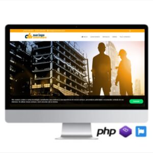 SCRIPT SITE INSTITUCIONAL EM PHP TEMA CONSTRUÇÃO COD-8031
