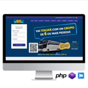SCRIPT SITE PRONTO PARA TRANSPORTE E AGÊNCIA DE VIAGENS EM PHP COD-8005